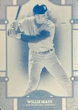 2024 Topps Tier One - Printing Plates Cyan #9 - Willie Mays - San Francisco Giants