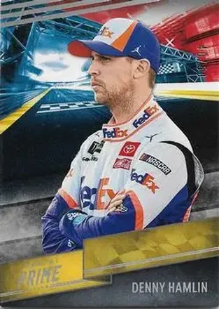 2019 Panini Prime #9 - Denny Hamlin - Joe Gibbs Racing