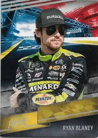 2019 Panini Prime #10 - Ryan Blaney - Team Penske