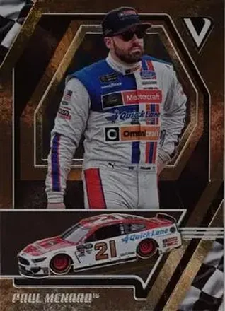 2019 Panini Victory Lane #18 - Paul Menard - Wood Brothers Racing
