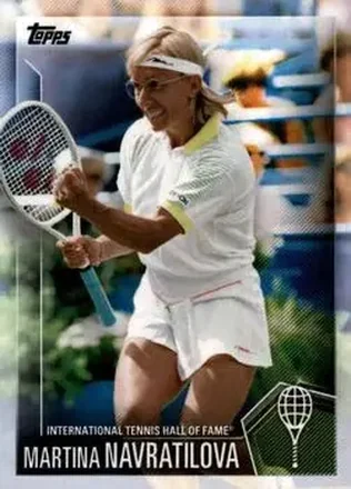 2019 Topps International Tennis Hall of Fame #23 - Martina Navratilova