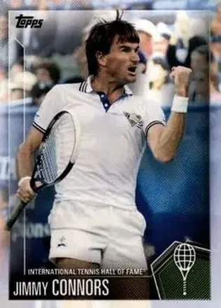 2019 Topps International Tennis Hall of Fame #24 - Jimmy Connors