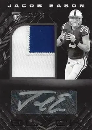 2020 Panini Black #205 - Jacob Eason - Indianapolis Colts