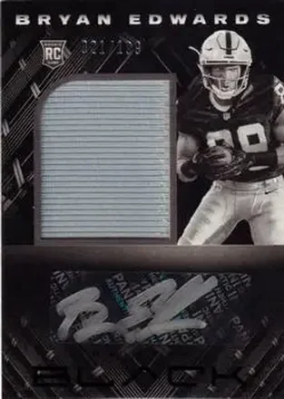 2020 Panini Black #233 - Bryan Edwards - Las Vegas Raiders