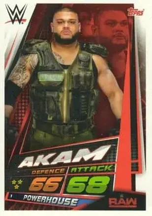 2019 Topps Slam Attax Universe WWE #1 - Akam