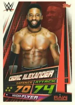 2019 Topps Slam Attax Universe WWE #11 - Cedric Alexander