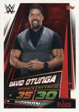2019 Topps Slam Attax Universe WWE #19 - David Otunga