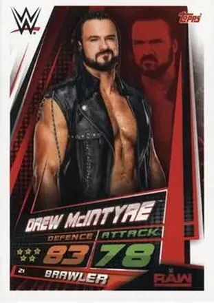 2019 Topps Slam Attax Universe WWE #21 - Drew McIntyre