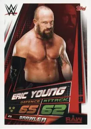 2019 Topps Slam Attax Universe WWE #23 - Eric Young