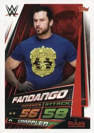 2019 Topps Slam Attax Universe WWE #25 - Fandango