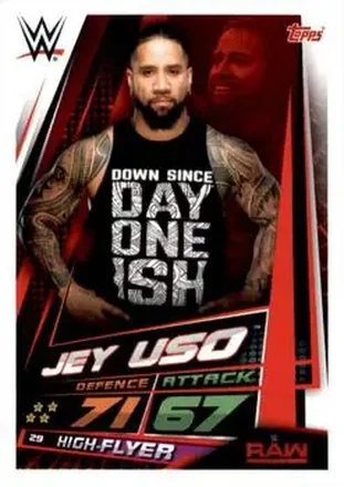 2019 Topps Slam Attax Universe WWE #29 - Jey Uso