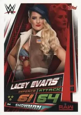 2019 Topps Slam Attax Universe WWE #34 - Lacey Evans