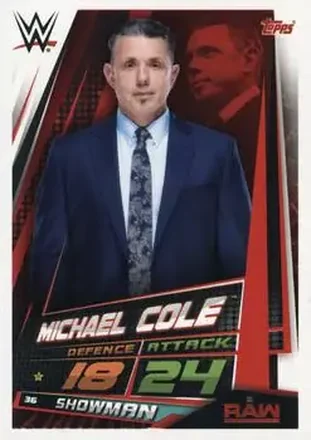 2019 Topps Slam Attax Universe WWE #36 - Michael Cole