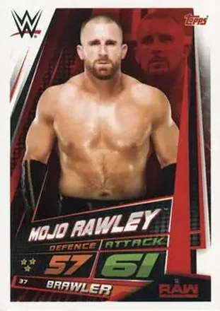 2019 Topps Slam Attax Universe WWE #37 - Mojo Rawley
