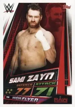 2019 Topps Slam Attax Universe WWE feature card