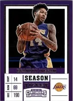 2017 Panini Contenders Draft Picks #5b Brandon Ingram