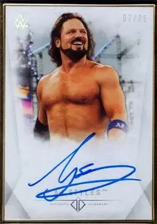 2019 Topps Transcendent Collection WWE #A-AJ - AJ Styles