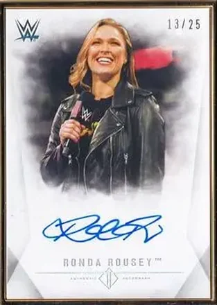 2019 Topps Transcendent Collection WWE #A-RRR - Ronda Rousey