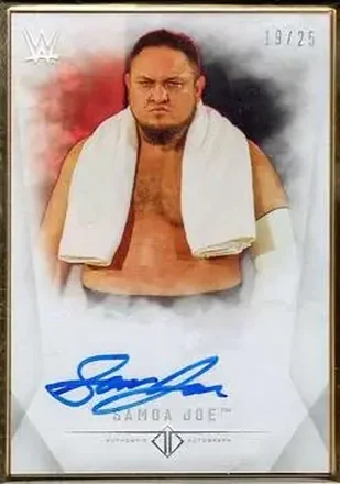 2019 Topps Transcendent Collection WWE #A-SJ - Samoa Joe