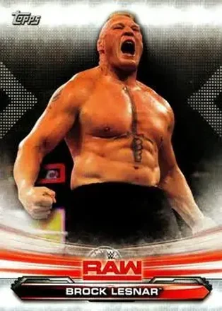 2019 Topps WWE RAW #15 - Brock Lesnar