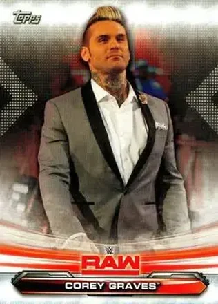 2019 Topps WWE RAW #18 - Corey Graves