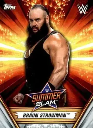 2019 Topps WWE SummerSlam #4 - Braun Strowman