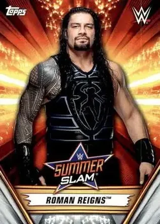 2019 Topps WWE SummerSlam #14 - Roman Reigns