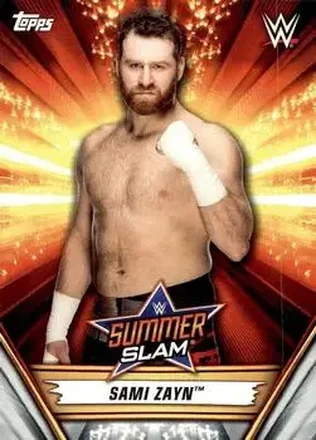 2019 Topps WWE SummerSlam #15 - Sami Zayn