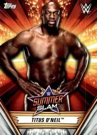 2019 Topps WWE SummerSlam #17 - Titus O'Neil