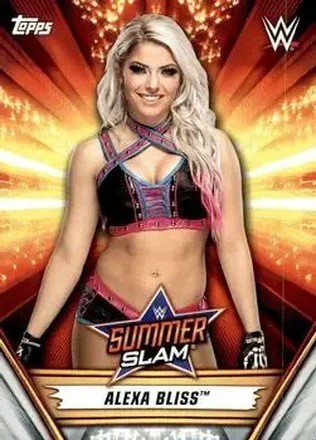 2019 Topps WWE SummerSlam #18 - Alexa Bliss