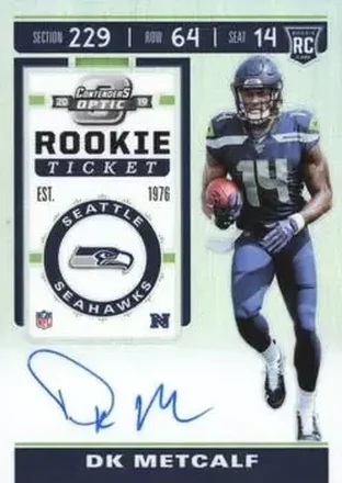 2019 Panini Contenders Optic #114 - DK Metcalf - Seattle Seahawks