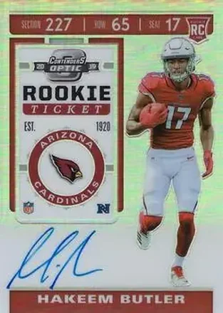 2019 Panini Contenders Optic #119 - Hakeem Butler - Arizona Cardinals