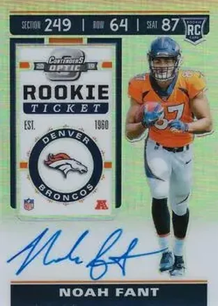 2019 Panini Contenders Optic #133 - Noah Fant - Denver Broncos
