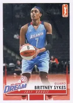 2017 Rittenhouse WNBA #2 - Brittney Sykes - Atlanta Dream