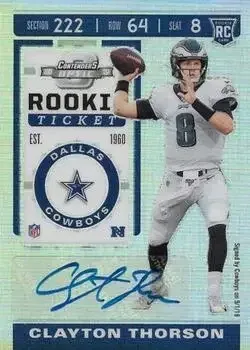2019 Panini Contenders Optic feature card