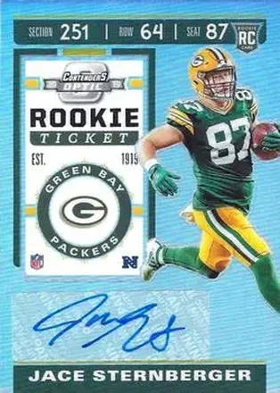 2019 Panini Contenders Optic #173 - Jace Sternberger - Green Bay Packers
