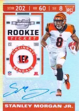 2019 Panini Contenders Optic #182 - Stanley Morgan Jr. - Cincinnati Bengals