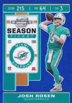 2019 Panini Contenders Optic feature card