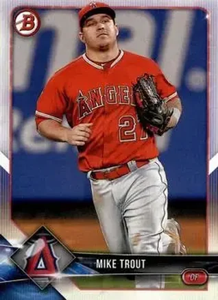 2018 Bowman #1 - Mike Trout - Los Angeles Angels