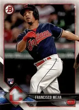 2018 Bowman #2 - Francisco Mejia - Cleveland Indians