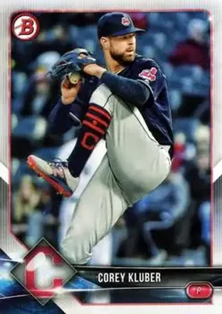 2018 Bowman #3 - Corey Kluber - Cleveland Indians