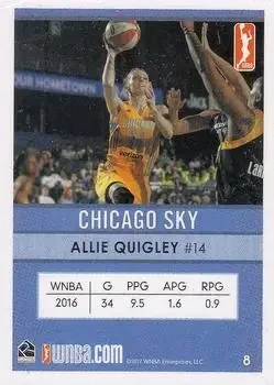 Back of Allie Quigley