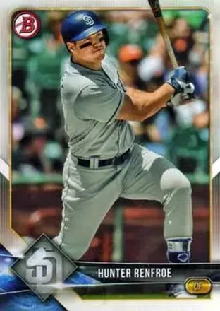 2018 Bowman #8 - Hunter Renfroe - San Diego Padres