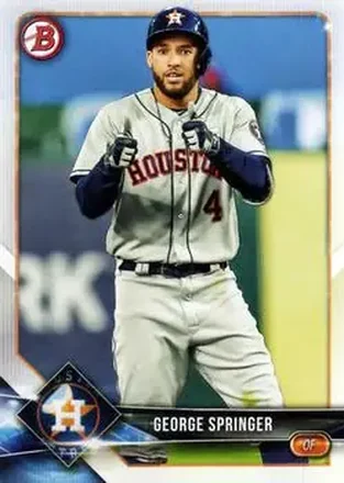 2018 Bowman #14 - George Springer - Houston Astros