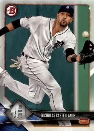 2018 Bowman #17 - Nick Castellanos - Detroit Tigers