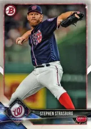 2018 Bowman #30 - Stephen Strasburg - Washington Nationals