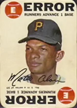 1968 Topps - Game #1 - Matty Alou - Pittsburgh Pirates