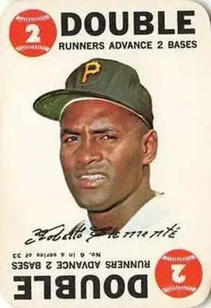 1968 Topps - Game #6 - Bob Clemente - Pittsburgh Pirates