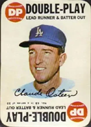 1968 Topps - Game #12 - Claude Osteen - Los Angeles Dodgers