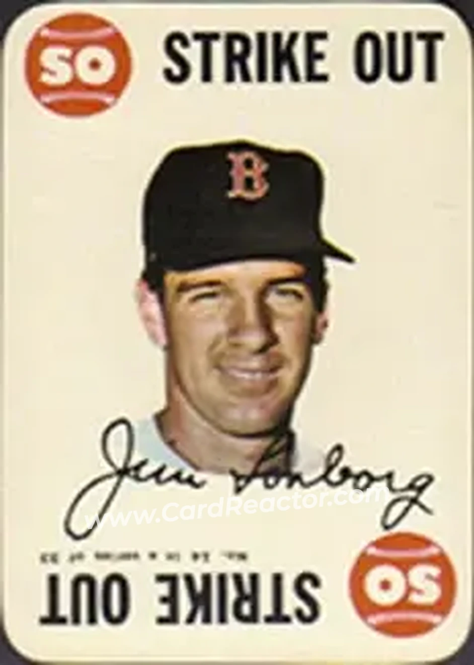 1968 Topps - Game #14 - Jim Lonborg - Boston Red Sox - Front 1968 Topps - Game #14 - Jim Lonborg - Boston Red Sox - Front